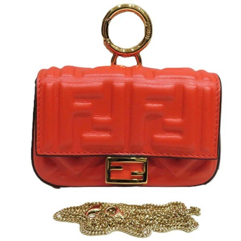 FENDI Orange Shoulder Bag